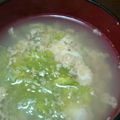 ひぃちゃんひー's cooksnap of when they made ☆5分で完成☆レタスと卵の簡単中華スープ.