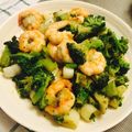 銀之輔の妻's cooksnap of when they made エビとブロッコリーの炒め.