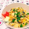 YUH♡ママ's cooksnap of when they made ❤野菜たっぷりすき焼風炒り豆腐❤.