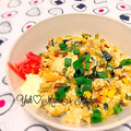 YUH♡ママ's cooksnap of when they made ❤野菜たっぷりすき焼風炒り豆腐❤.