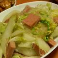あまたみ's cooksnap of when they made スパムと白菜炒めwith春雨.