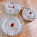vegefruV's cooksnap of when they made ビーガン★葛粉の杏仁豆腐.