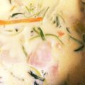 noopy♪'s cooksnap of when they made 時短簡単！春菊ベーコン長ネギの豆乳スープ.