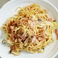 クック57VZDE☆'s cooksnap of when they made 即席お吸いもの♪和風パスタ.