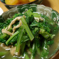 cafe-cafe's cooksnap of when they made 簡単＆定番☆小松菜と薄揚げの炒め物.
