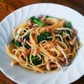 greentmt's cooksnap of when they made 一人分 塩辛とホウレン草のパスタ.