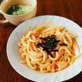 greentmt's cooksnap of when they made 加熱しない塩辛で！和風カルボナーラ.