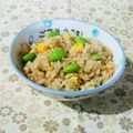 kururin18's cooksnap of when they made 簡単☆きれい色☆かにかまの炊き込みご飯☆.