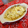 taraking's cooksnap of when they made 簡単！ 鶏胸肉で♪ 親子丼風ドリア.