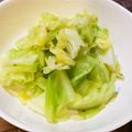 クックK2M5UD☆'s cooksnap of when they made 茹でキャベツの昆布茶和え.