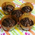 ＊たけのこ里＊'s cooksnap of when they made ☸焼きチョコマフィン☸.