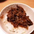 ひよこひよひよ's cooksnap of when they made すき焼きタレを使った簡単な絶品牛丼.