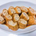 えみっちょリーナ's cooksnap of when they made 白米に合う合う☆ひき肉巻きいなりの甘辛煮.