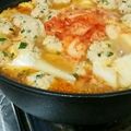 hako❤️'s cooksnap of when they made だしが効いてる豚ニラ団子のキムチ鍋.