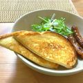 なっちゃんちの食卓's cooksnap of when they made フライパンでとろ〜りホットサンド☆.