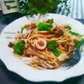 かおりかざり's cooksnap of when they made 子イカと舞茸とブロッコリーのパスタ.