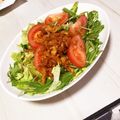 宇佐美ルナ's cooksnap of when they made 中毒性アリ。鶏皮の大人サラダ。.
