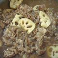 かのんママ（'-'*）'s cooksnap of when they made ***牛肉蓮根しらたき★煮もの***.