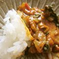 EnjoySun's cooksnap of when they made 簡単20分♪鶏肉トマトほうれん草カレー.
