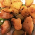 shahr's cooksnap of when they made ボリューム満点！さつまいもと鶏の甘辛炒め.