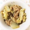 クックL10QDS☆'s cooksnap of when they made 簡単！豚肉と白菜のまろやかしょうが炒め.