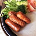とさよ's cooksnap of when they made スパイシーカレーソース照り焼きウインナー.