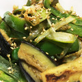 どなこ＊'s cooksnap of when they made ネギ香る、なすとピーマンのみそ炒め.
