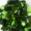 ♡rotta♡'s cooksnap of when they made 簡単！おくらとワカメの酢の物.