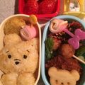 りーそー's cooksnap of when they made キャラ弁『ツムツム風poohさん』.