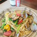 87ルグラン's cooksnap of when they made 菜の花とあさりのパスタ.