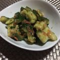 usainボルト's cooksnap of when they made 叩き胡瓜〜梅和え〜.