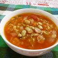 赤い電話's cooksnap of when they made たっぷり野菜と大豆の簡単ミネストローネ☆.