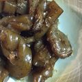 xinyepeco's cooksnap of when they made 便秘解消に！こんにゃくの甘辛炒め.