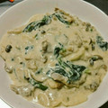 リーティア's cooksnap of when they made ほうれん草と豚肉のクリーム煮♡.