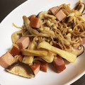 chaiko５'s cooksnap of when they made 厚切りハムときのこ炒め.