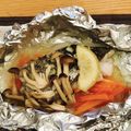 haribogb's cooksnap of when they made 塩レモンで鱈のホイル焼き（包み方必見！）.