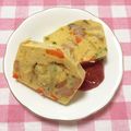 Yumirnoff's cooksnap of when they made 簡単、ゴロゴロ野菜のケークサレ！.