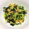 きーきりん's cooksnap of when they made 豆苗とわかめのなめ茸和え♪.