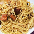 エコ公's cooksnap of when they made 鮭と茄子としめじの和風パスタ.