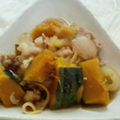 コーヒーたん's cooksnap of when they made 豚肉と玉葱を入れて　かぼちゃの甘辛煮.