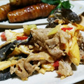 cocoroの扉's cooksnap of when they made オイトマだれde豚肉&きくらげの卵炒め♡.