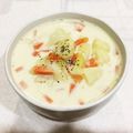 まつぽっくる's cooksnap of when they made ⅲジャガイモのミルクスープ.