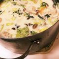 クック7UX43V☆'s cooksnap of when they made 鶏だんごのごま豆乳鍋.