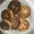 ランラン6456's cooksnap of when they made 鶏ひき肉とひじきのつくね焼き.