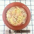おりぼぶ's cooksnap of when they made 鮭スモークのクリームパスタ.