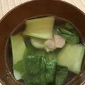 青沙◉'s cooksnap of when they made チンゲン菜とベーコンのスープ.