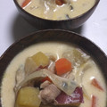 くっくしお's cooksnap of when they made たっぷり野菜とさつまいもの美肌豆乳スープ.