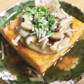 まいまいカタツムリ♡'s cooksnap of when they made 揚げ豆腐のきのこあん.