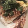 yurietti's cooksnap of when they made おもちのﾁｰｽﾞ焼き♪.