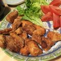 パフェうさこ♪'s cooksnap of when they made 簡単ジューシー☆鶏むね肉の唐揚げ！.